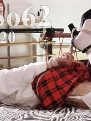 Student hogtied