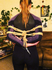 Tied in Wetsuit