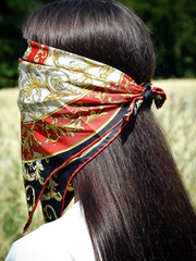 blindfold girl