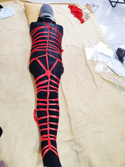 Silk ribbons bondage
