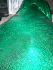 green zentai mermaid