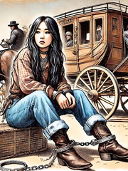 Shackled cowgirls