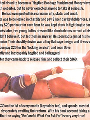 Dave's Hogtie Bondage Punishment Captions, Pt.2