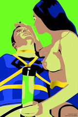 Digital Art Featuring Bondage Themes