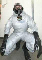 Gas mask hazmat