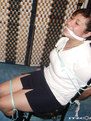 pretty girl tied