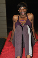 ebony gagged