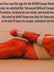Dave's Hogtie Bondage Punishment Captions, Pt.3
