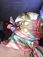 pretty scarf bondage pics