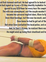 Dave's Hogtie Bondage Punishment Captions, Pt.4