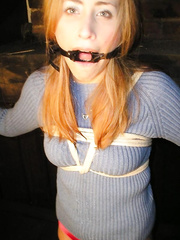 Ring Gagged in a Wool Sweater
