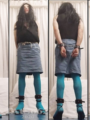 Blue stockings