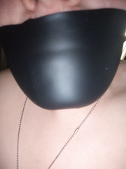 me with a gag on