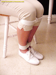 Tied over table