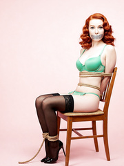 Redhead Girl Tied AI