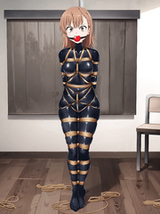 Catsuit bondage