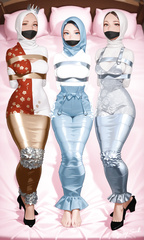 Girl bondage mummification