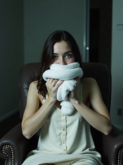 Towel gagged