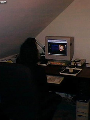 Kiana - Caught at Computer