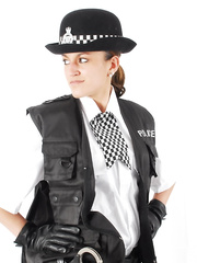 Police handcuffed