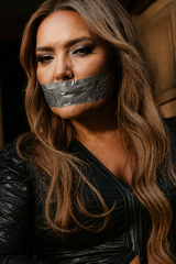 Turkish woman tape gagged