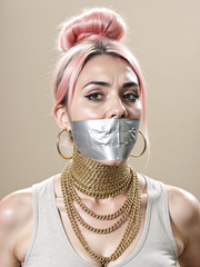 woman gagged