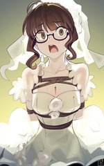 Bride tied up