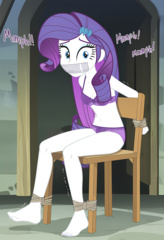 Rarity Tape Gagged, Chair Tied and Drowned Underwater