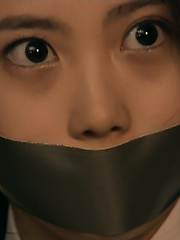 Japanese Damsel - Tape gagged