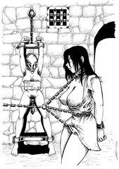 Lunargue's stuff - black and white inking