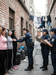 ARRESTED AND SEARCHED