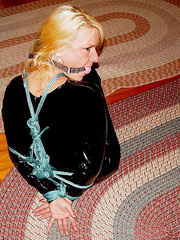 DB - Danni - Hogtied in black