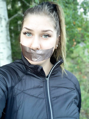 tape gagged