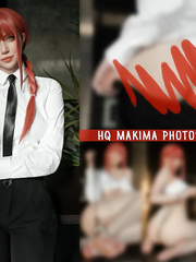 Makima cosplayer in bondage
