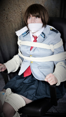Ochaco Uraraka MHA anime cosplay girl bondage