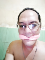 Gagged Pink Bandana