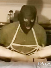 Bed Selfbondage hogtie
