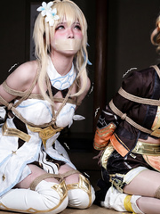 A cosplayer