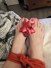 Wife’s tied feet