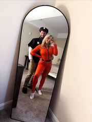 Orange jumpsuit girls