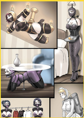 Cartoon "Horrible Female Slave Furniture Factory"
