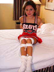 Cheerleader in rope