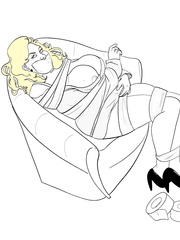 fat mama drawing