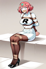 Pyra  Team Rocket Member in bondage