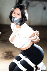 Juicy Asian in Black Leggin