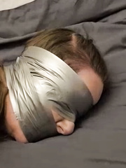 Hogtied, strapped and helpless