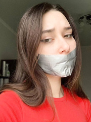 Cutie tape gag