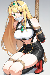 Mythra cosplay Bondage 1