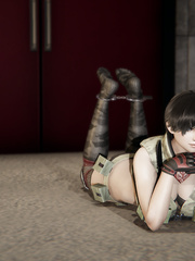 sexy soldier captured
