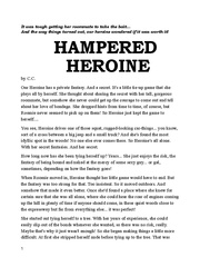 Hampered Heroine (B. Parade 40)